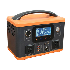 แบรนด์แท้ 300W 600W แหล่งจ่ายไฟเคลื่อนที่สำหรับตั้งแคมป์กลางแจ้ง ชาร์จด้วยพลังงานแสงอาทิตย์ แบตเตอรี่ลิเธียมความจุสูง สถานีพกพา - Product Image 4