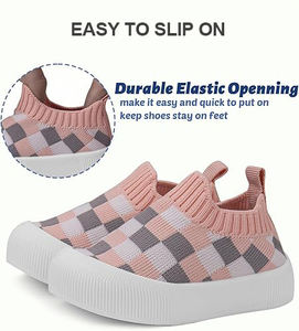 Chaussures de printemps respirantes à enfiler pour bébé, légères, antidérapantes, pour les premiers <span class=keywords><strong>pas</strong></span>, unisexes, pour bébés garçons et filles, baskets à semelle extérieure en TPR - Product Image 3