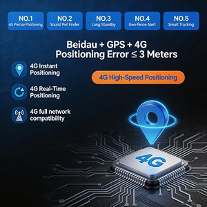 Dispositivo GPS Antipérdida para Perros, Resistente a Impactos, con Alarma de Geocerca, Dispositivo de Rastreo para Perros, para Prevenir Escapes y Entrenamiento - Product Image 3