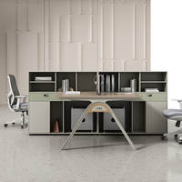 Poste de travail extensible 2, 4, 6, 8 places – Bureau de travail pour employés – Mobilier de bureau