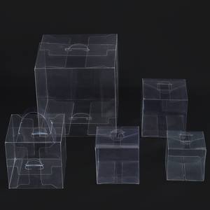 メーカーカスタマイズ酸フリーアセテート透明<span class=keywords><strong>PVC</strong></span> PET透明包装ギフトプラスチック折りたたみボックス - Product Image 1