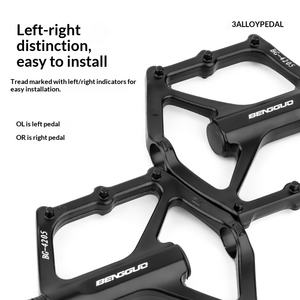 Pédales de vélo de route transfrontalières en alliage d'aluminium avec roulements larges et surface antidérapante, adaptées aux équipements de cyclisme pour enfants. - Product Image 2