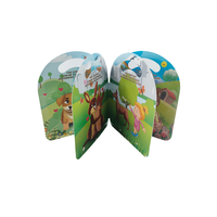 Impression de livres cartonnés personnalisés en couleur, couverture souple, reliure parfaite, papier couché pour l'éducation des enfants, vente en gros OEM