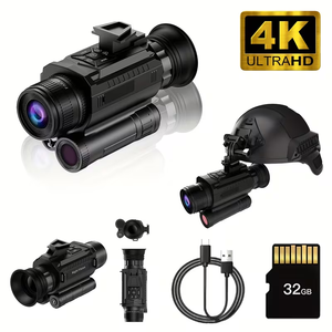 Monocular Digital de Visión Nocturna 4K HD Mini, Alcance de Oscuridad de 600 Metros, Telescopio Infrarrojo Montado en la Cabeza, Grabación de Video para Exteriores - Product Image 2