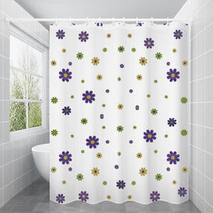 Cortina <span class=keywords><strong>de</strong></span> Ducha <span class=keywords><strong>de</strong></span> Poliéster Transparente, Moderna, Ecológica, Impermeable y <span class=keywords><strong>Antimoho</strong></span> para <span class=keywords><strong>Baño</strong></span> con Diseño <span class=keywords><strong>de</strong></span> Diseñador - Product Image 5