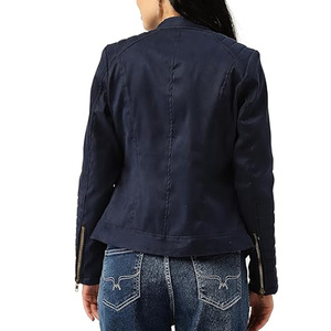 High Demand Trendy Outfit Women <b>Suede</b> Leather <b>Jacket</b> Waterproof Front Zipper Style Full Sleeves Women <b>Suede</b> Leather <b>Jacket</b> - Product Image 3