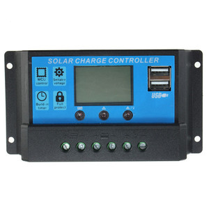 Masuyoshi Mitsu <b>Solar</b> <b>Charge</b> <b>Controller</b> 30A 12V/24V LCD Dual USB PWM - Product Image 1