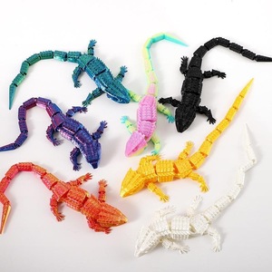 3D in từ thằn lằn đồ chơi động vật bức tượng nhựa mô hình trẻ em món quà xu hướng OEM bán buôn tùy chỉnh các nhà cung cấp dịch vụ - Product Image 2