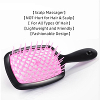 Lyder Nouvelle Brosse de massage laser pour cuir chevelu, échantillon gratuit, logo personnalisé, brosse de douche ventilée, brosse démêlante et coiffante en ABS
