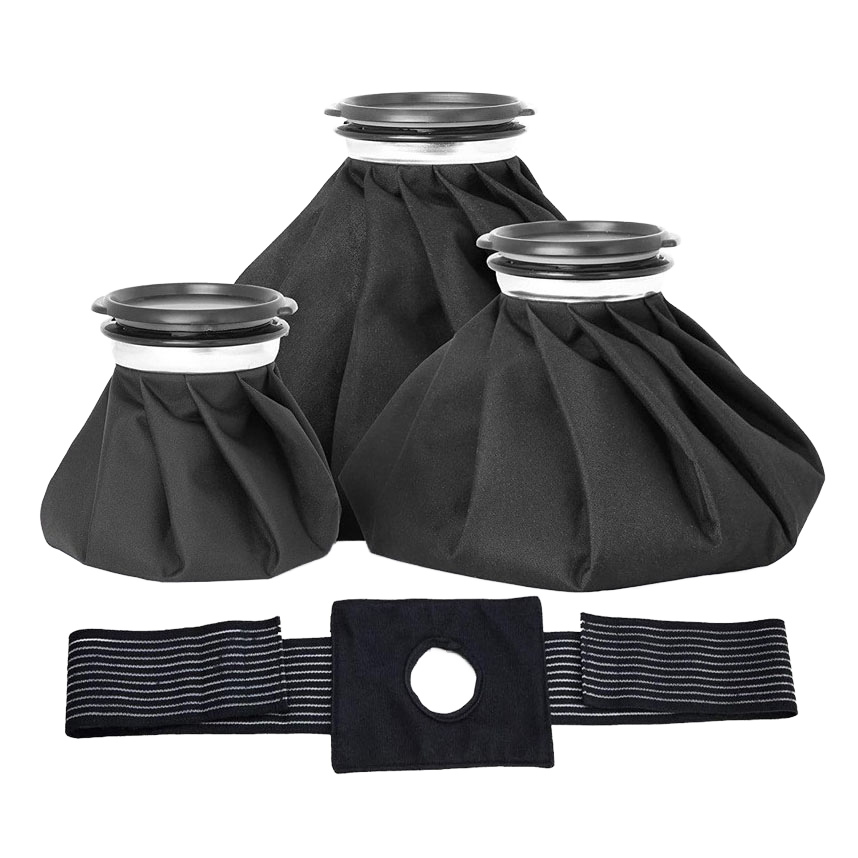 Medical Ice Bag Ice Packs with Knee & Ankle Wrap Cold Compress Pain Relief Polyester/Cotton BS 1970 Certified