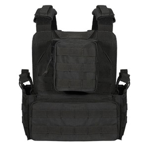 نايلون سريع الفك وحدات رخوة أسود تكتيك حماية تكتيكي صدرية حامل لوحة مع لوحات - Product Image 3