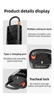 2026 New Wireless Digital 19mm 150psi Tire Inflator with Tire Pressure Monitor 4000mAh ABS Electric Air Compressor Pump Portable