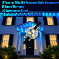 Contrôleur Wifi programmable 12V 24V 36V pour lumières de Noël, haute luminosité, étanche IP68, extérieur, 30MM, 3 LED, lumières ponctuelles