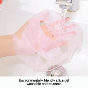 หน้ากากซิลิโคน 3 มิติ สำหรับผู้หญิง แบบนุ่ม ใช้ซ้ำได้ ราคาส่งถูก สำหรับมาส์กหน้า บำรุงผิว - Product Image 4