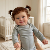 Poupée Reborn réaliste de 20 pouces en vinyle souple, jouet pour enfants, cadeau, vente en gros, personnalisable