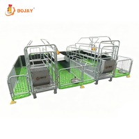 Équipement d'élevage porcin : Caisse de mise bas et lit de gestation pour truies, cages pour l'élevage de porcs