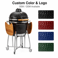 AUPLEX Asador De Carbon Restaurant Charcoal Grill 21 Inch Ceramic Kamado Grill for Outdoor Camado Grill Xl
