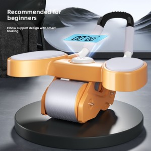 Roue abdominale CHOOYOU avec rebond automatique et support <span class=keywords><strong>pour</strong></span> les coudes <span class=keywords><strong>pour</strong></span> hommes/femmes, entraînement des muscles abdominaux, amincissement <span class=keywords><strong>du</strong></span> <span class=keywords><strong>ventre</strong></span>, perte de poids - Product Image 5