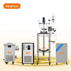 Newest operational Chemical lab 150 litre Jacketed Glass Reactor 150L