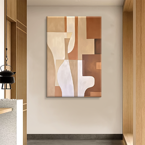 Décoration d'hôtel, <span class=keywords><strong>toile</strong></span> peinte à la main, art mural géométrique <span class=keywords><strong>facile</strong></span>, <span class=keywords><strong>peinture</strong></span> bohème - Product Image 4
