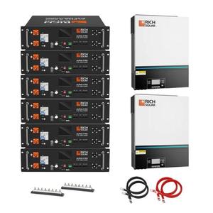 อินเวอร์เตอร์ ALPHA 5 PRO สำหรับเซิร์ฟเวอร์ DC/AC พร้อมชุดระบบออฟกริด 13,000W แรงดันไฟฟ้าขาออก 120/240V สามเฟส 48VDC 30.72kWh ประสิทธิภาพ 99% - Product Image 4