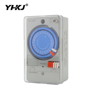 TB118N 24 horas Interruptor de tiempo mecánico Temporizador de relé 220VAC Tipo de motor de cuarzo Memoria de corte de energía - Product Image 1