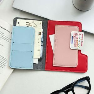 Colorful PU Leather Travel Passport ID Card <b>Wallet</b> <b>Holder</b> Travel Credit Card <b>Wallet</b> Travel <b>Wallet</b> Passport Organiser for Gifts - Product Image 1