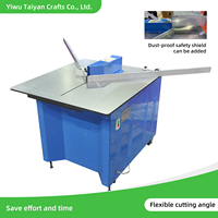 Machine de découpe de table de grande taille à poussoir TS-J03 avec moteur électrique 220V pour la découpe en masse de MDF, bois, mousse PS et matériaux multiples