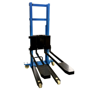 Transpaleta Hidráulica Manual Portátil de 1 Tonelada con Batería de Plomo-Ácido, Carro Elevador Apilador, Envío Gratis, Plataforma de Trabajo de 1 Tonelada - Product Image 2