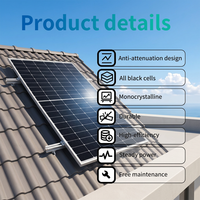 AILI 565WPERC Panneau Solaire Monocristallin à Demi-Cellules de Haute Efficacité 23,5% Grade A Certifié TUV 144 Cellules pour Système Photovoltaïque Raccordé au Réseau Domestique
