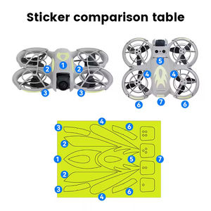 Pegatinas Fluorescentes de PVC de Alta Calidad al por Mayor, Pegatinas que Brillan en la Oscuridad para Drones, Accesorios para Drones DJI NEO - Product Image 6