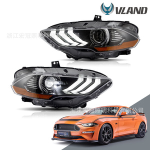 Mustang H4ไฟหน้า LED แบบเต็ม72W 8000Lm ไฟ LED สีสันสดใสของแท้สำหรับ Ford Mustang - Product Image 2