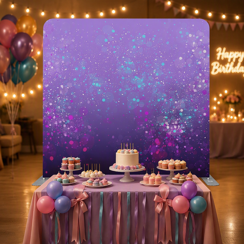 Portable Aluminum Light Spot Tension Fabric Backdrop, Modern LED ...