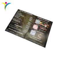 Service d'impression de brochures et catalogues A5 personnalisés en couleur avec reliure agrafée et papier couché pour la promotion