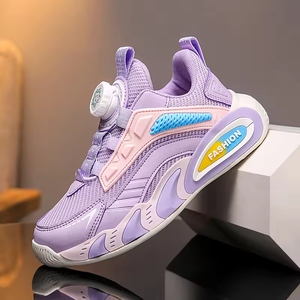 Hot Bán Chất Lượng Cao Trẻ Em Giày Thể Thao Lưới Thoáng Khí Chịu Mài Mòn Bóng Rổ Giày Chống Trượt Trẻ Em Chạy Giày - Product Image 5