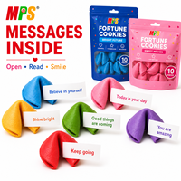 Fabricant de biscuits certifiés BRC HACCP Vente en gros de collations exotiques-Boîtes colorées de saveurs de crème au chocolat et au fromage Fortune Cookies