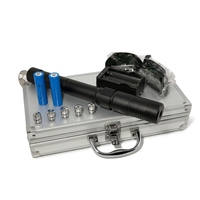 Laser bleu portable longue portée rechargeable avec clés de sécurité et batterie rechargeable 18650