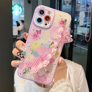Étui de téléphone brillant pour Tecno Spark 10C/Spark 10/Pova 5/Spark Go 2023, motif ours, bracelet pour filles, antichoc, luxe - Product Image 4