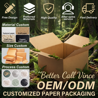 Boîtes de déménagement en carton ondulé brun à double paroi, résistantes, avec logo personnalisé, pour livraison et expédition