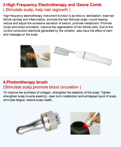 Tratamiento para la Caída del Cabello al Mejor Precio, Luz Multifunción, Restauración Capilar, Máquina de Análisis del Cuero Cabelludo, Regeneración del Cabello - Product Image 3