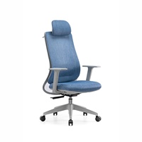 Chaise de bureau ergonomique à dossier haut de luxe bon marché chaise de bureau en maille pivotante chaise de bureau pour directeur du personnel