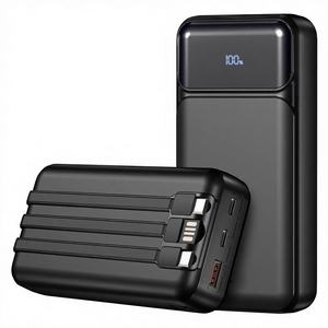 <span class=keywords><strong>Batterie</strong></span> <span class=keywords><strong>externe</strong></span> personnalisée avec logo, Powerbank USB-C, <span class=keywords><strong>batterie</strong></span> <span class=keywords><strong>externe</strong></span> 20000 mAh, Power Banks PD, charge super rapide, Power Bank 20000 avec câble - Product Image 1