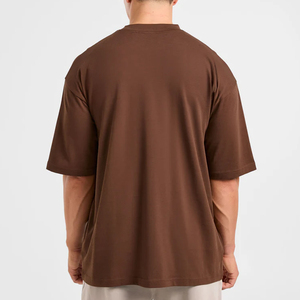 เสื้อยืดโอเวอร์ไซส์ผ้าฝ้าย 100% ทรงปกติ สวมใส่สบาย ระบายอากาศได้ดี สไตล์สตรีทแวร์ ขายส่ง เสื้อยืดโอเวอร์ไซส์คุณภาพสูง ระบายอากาศได้ดี - Product Image 2