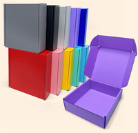 Boîte d'emballage cadeau en carton ondulé pour les soins de la peau avec logo personnalisé pliable
