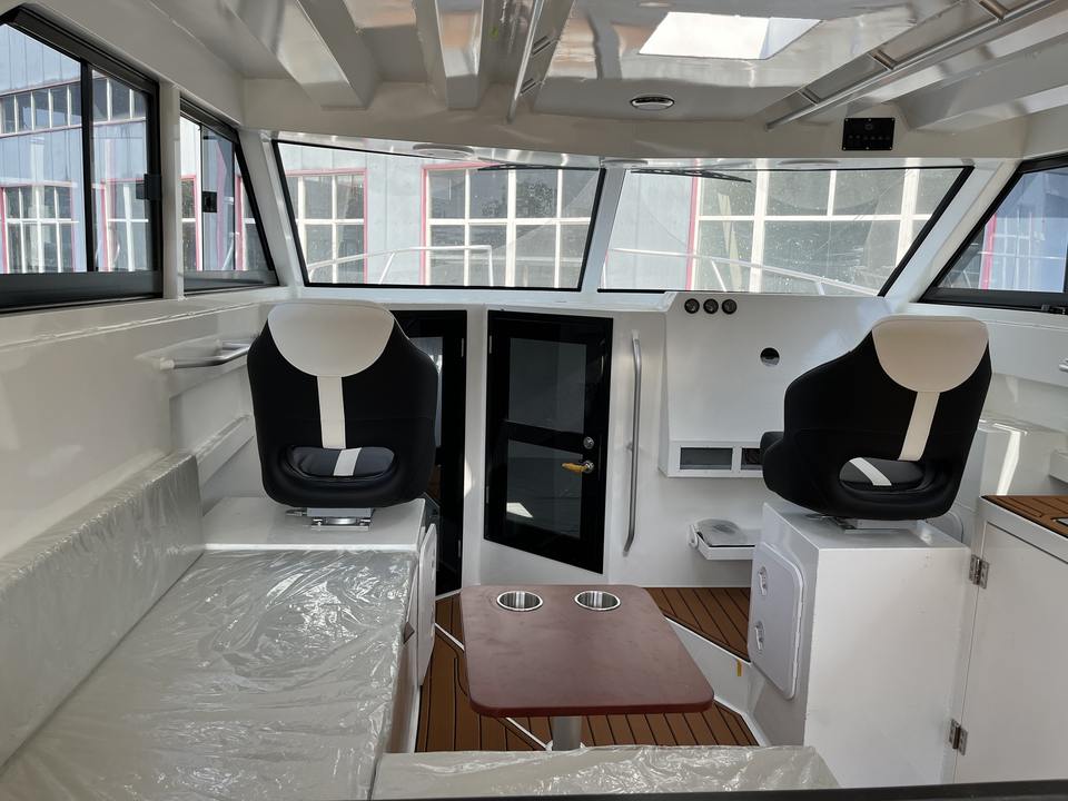 Factory Price 10m Catamaran Aluminum Aluminium Fishing Boat Twin Hull ...