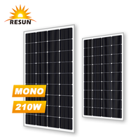 Panel Surya Portabel Mono 210w Ramah Lingkungan dari Resun Wholesale Distributor untuk RV