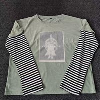 T-shirt en coton slub pour homme de haute qualité, personnalisé, qui a été lavé et blanchi par un traitement d'exposition au soleil