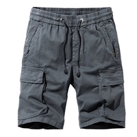 Pantalon cargo multi-poches design personnalisé à la mode, demi-pantalon pour hommes, bermuda uni, vêtements de ville en nylon, short cargo pour hommes