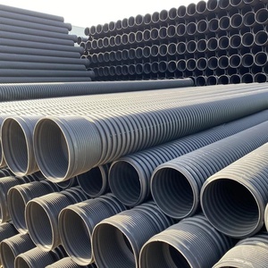 Tuyau de drainage en polyéthylène noir HDPE à double paroi ondulée de 300 mm, 500 mm, 800 mm, 1000 mm, 1200 mm - Product Image 2
