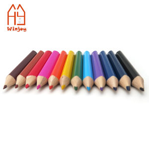 <span class=keywords><strong>Crayon</strong></span> <span class=keywords><strong>de</strong></span> couleur Fat print pour enfants, crayons courts <span class=keywords><strong>de</strong></span> couleur Jumbo et <span class=keywords><strong>de</strong></span> Triangle pour âge préscolaire, tout-petits et débutants, crayons <span class=keywords><strong>de</strong></span> couleur pour enfants - Product Image 2